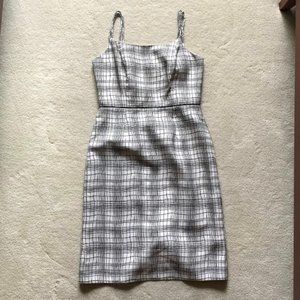 Banana Republic Sheath Dress White Print